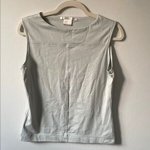NIKE Golf Light Blue Boatneck Sleeveless Top